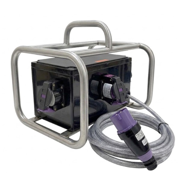 ATEX & IECEx 3‑Way Explosion‑Proof Distribution Box – 24V / 110V / 220V | Zone 1 & 21 | With SS316 Stand Frame - Image 2